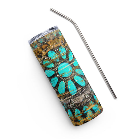 Turquoise Stainless steel tumbler